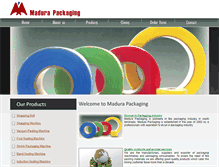 Tablet Screenshot of madurapackaging.com